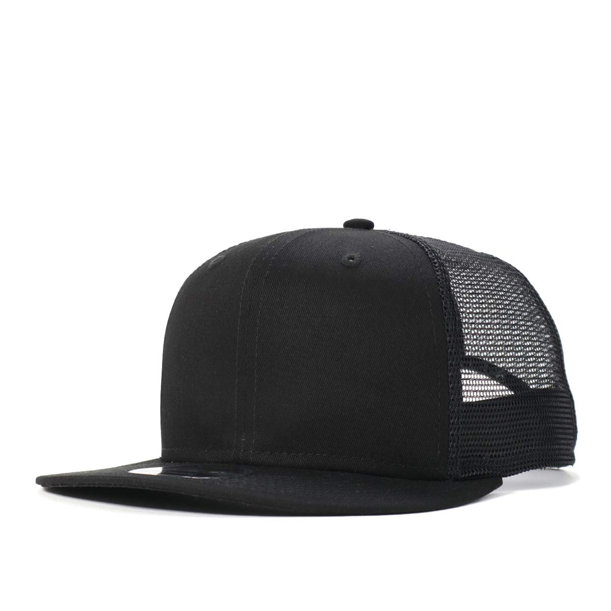 

New Era 9FIFTY Original Fit Mesh Free Size Cap, Black, (Adjustable)
