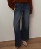 HAINT [Napping] Tember Wide Denim Pants_Dark Blue
