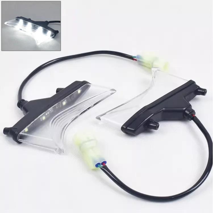 1Pair Motorcycle Front Turn Signal LED Daytime Running Lights Beside Headlight Small Lights for KAWASAKI Z900 2017-2025