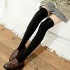 Fashion Elastic JK Solid Color Polyester Mid Tube Over Knee Socks Women Stockings Winter Thermal Socks Thigh High Socks