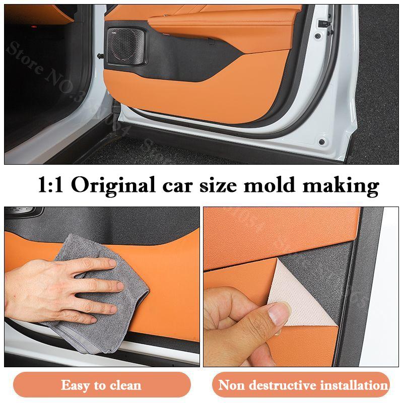 For Changan Deepal S05 2025-2026 Car Door Leather Anti Kick Pad Glove Box Protection Sticker Interior Scratch Resistant Film