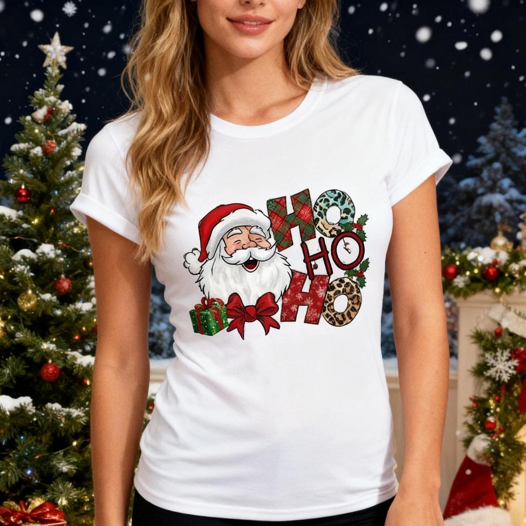 15pcs Christmas Cartoon Heat-Transfer Stickers Christmas Themed DTFTransfer Bundle PVC Vinyl Iron-On Decal Patches For T-Shirts