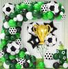 Sports Football Theme Aluminum Film Balloon Set Wreath Arch Decoration Birthday Party Decoration
