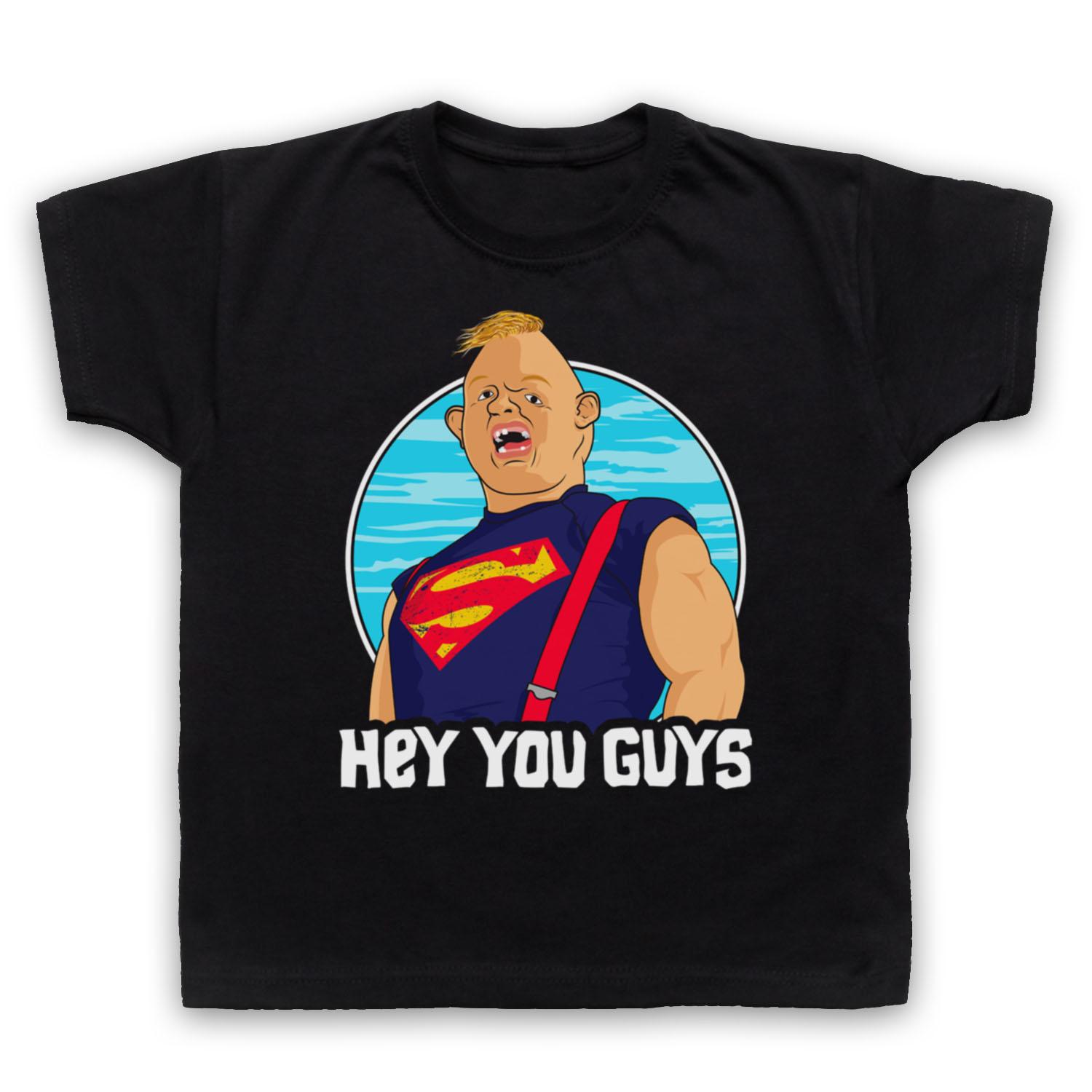 SLOTH HEY YOU GUYS UNOFFICIAL ICONIC GOON DOCKS FILM KIDS CHILDS T-shirt 160