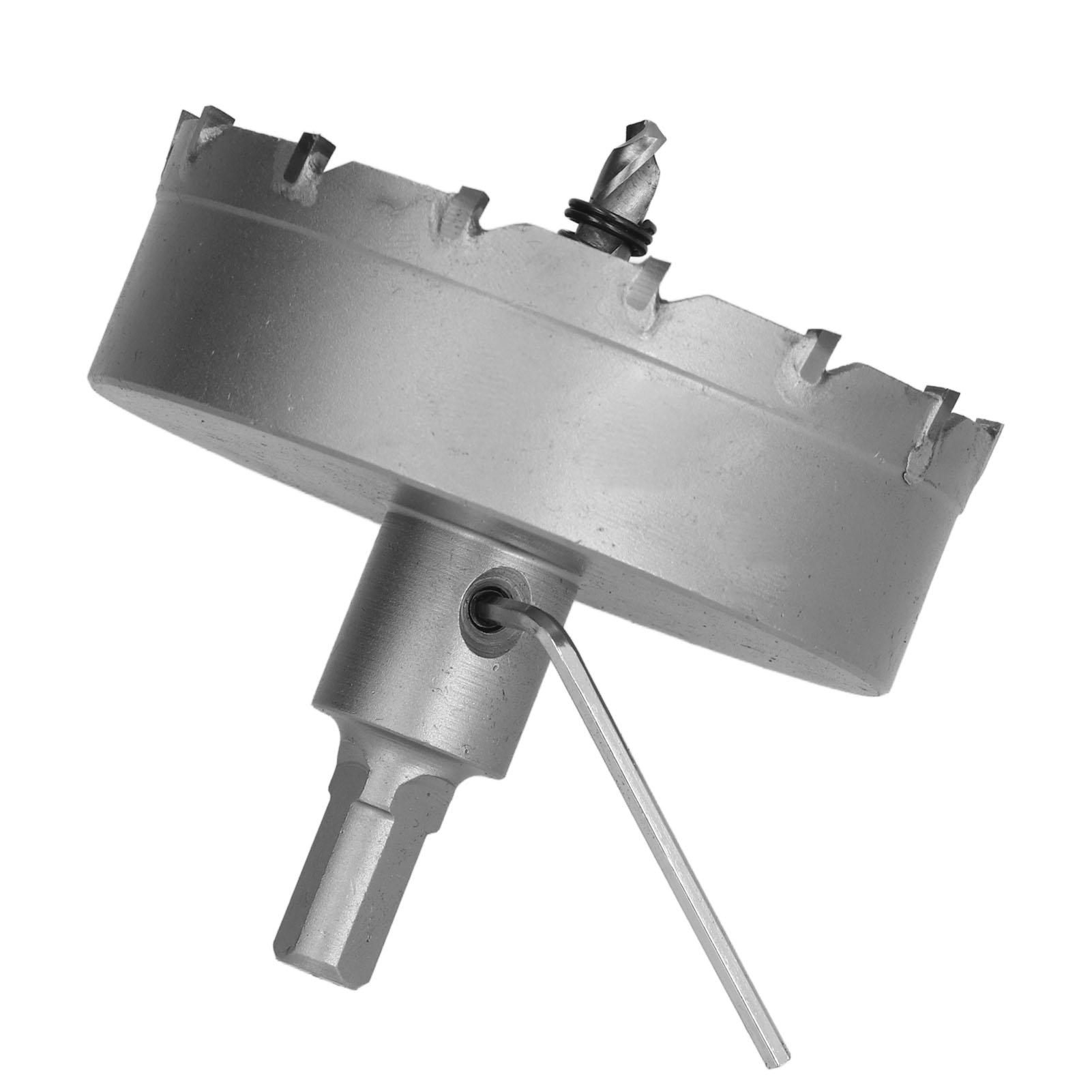 

Коронка з твердосплавними зубами Надміцна TCT Свердла Отвір Пробійник для Нержавіючої Сталі Металевої Пластини 85мм