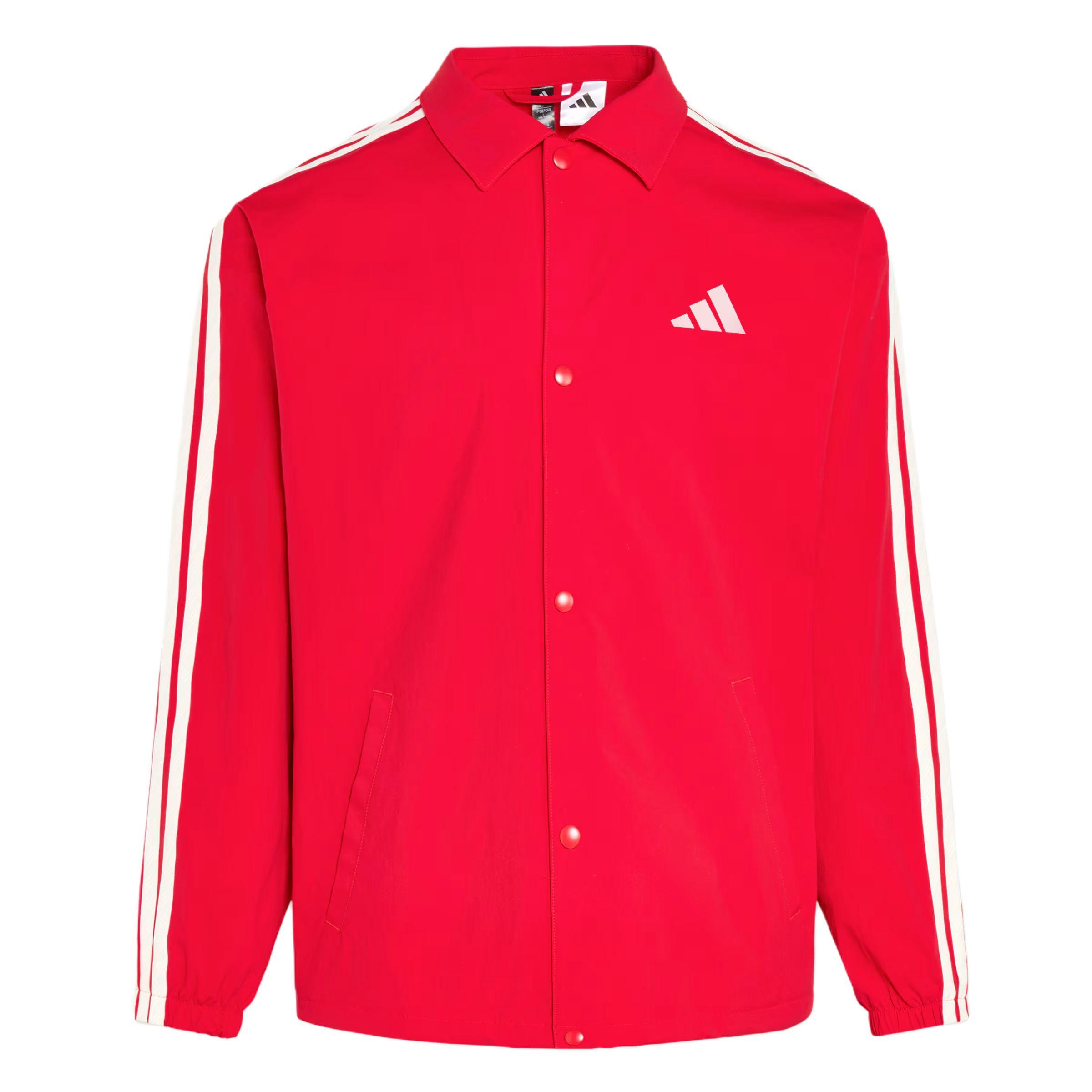 

Adidas St 3St Coach Fleece Sports Casual Loose Jacket Men Jacket KR2501 3XL