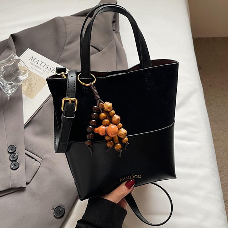 Fashion Niche High-value Handbag Women's Autumn New Large-capacity Retro Simple Shoulder Small Square Bag