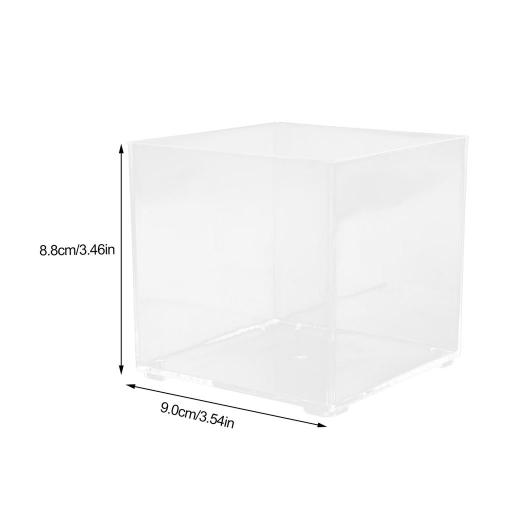 1pc Tea Bag Organizer Box Clear Acrylic Desktop Storage For Coffee Bags Sundries Holder Kitchen Home Transparent Compartment