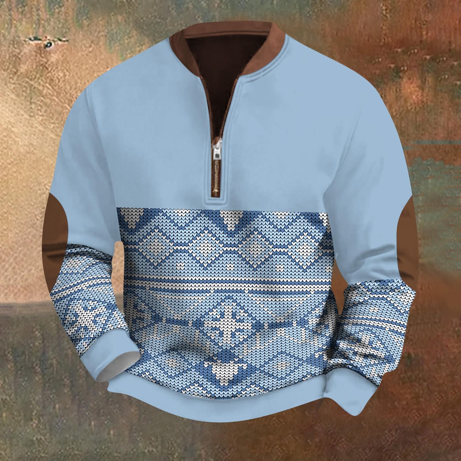 

Мужская повседневная толстовка в стиле ретро с градиентным принтом XXXXL