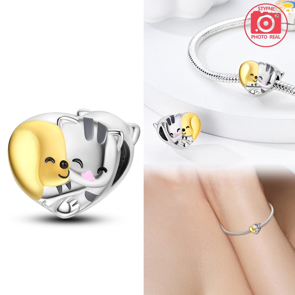 Dog Pet Charms Beads Copper Colors For Charms Copper Colors Original Bracelet For Jewelry Making