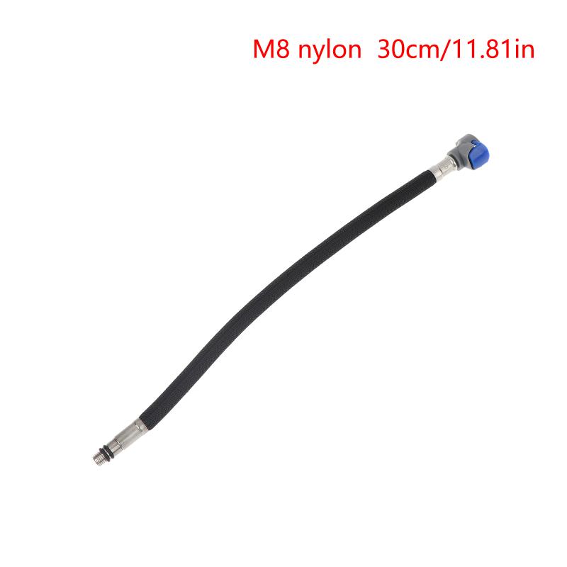 

1PCS Gray/Silver/Black M8 Replacement Faucet Hose Quick Connect Pull Out Hose Nylon Hose Tube 150/28/30cm Kitchen Accessories