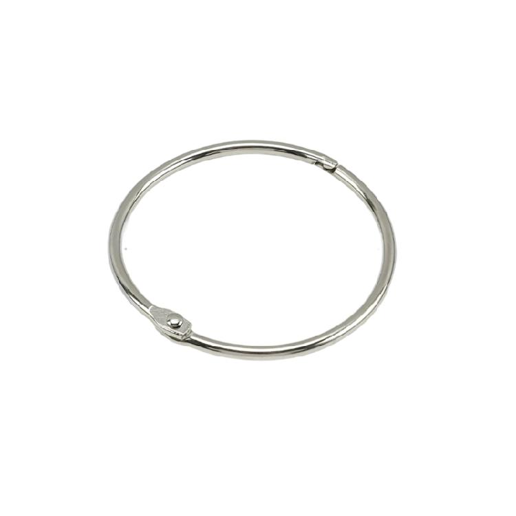 

30Pcs Professional Metal Binding Rings Rustproof Loose Leaf Binder Rings for Documents Binder Journals Office Supplies