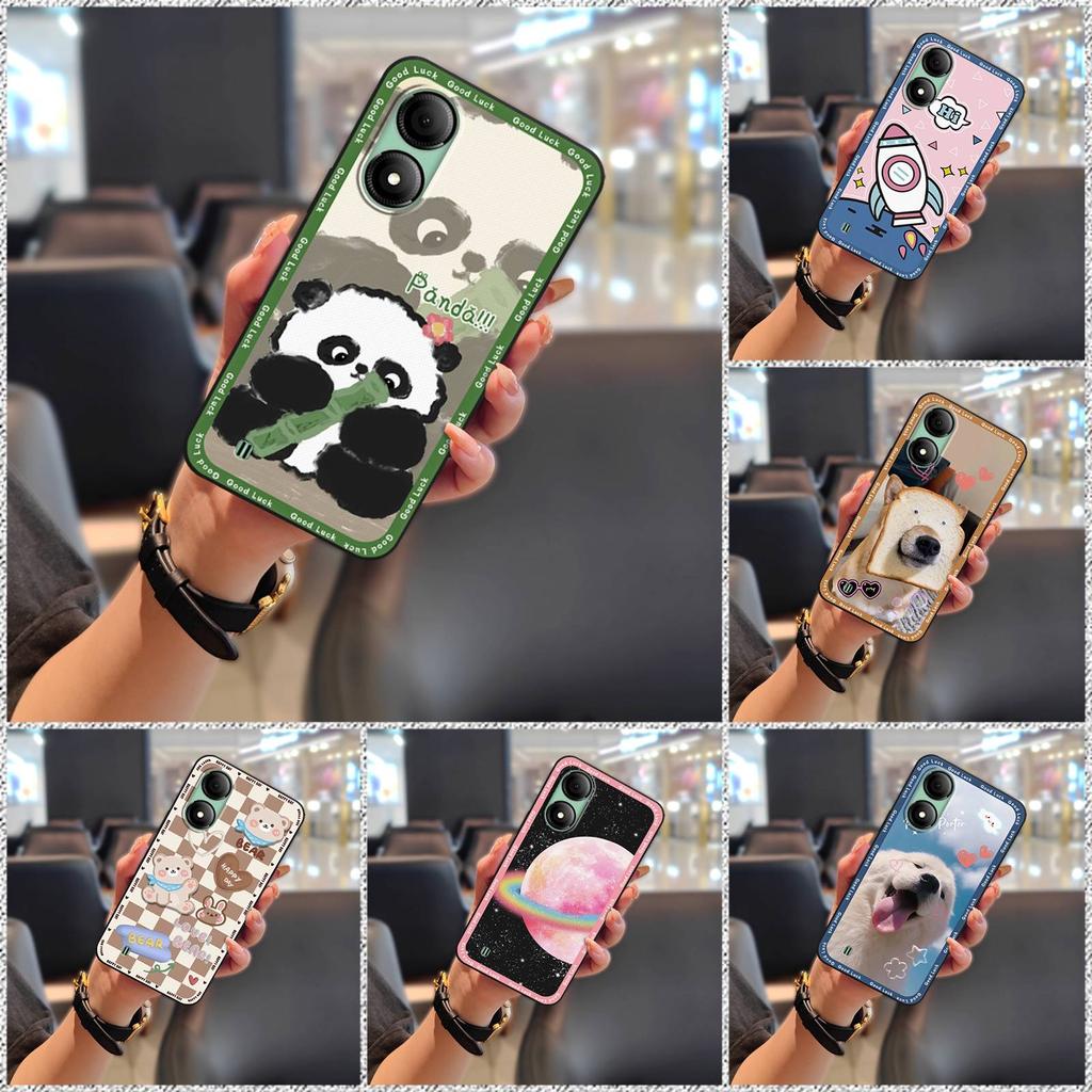 Waterproof Graffiti Phone Case For ZTE Blade A33s Cute Silicone Shockproof Full Wrap Dirt-resistant Protective TPU