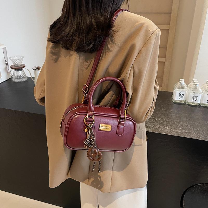 New Women's Bags, Fashionable Bags, Trendy Single Shoulder Crossbody Portable Light Luxury Trendy Bags, Solid Color Bags for Women