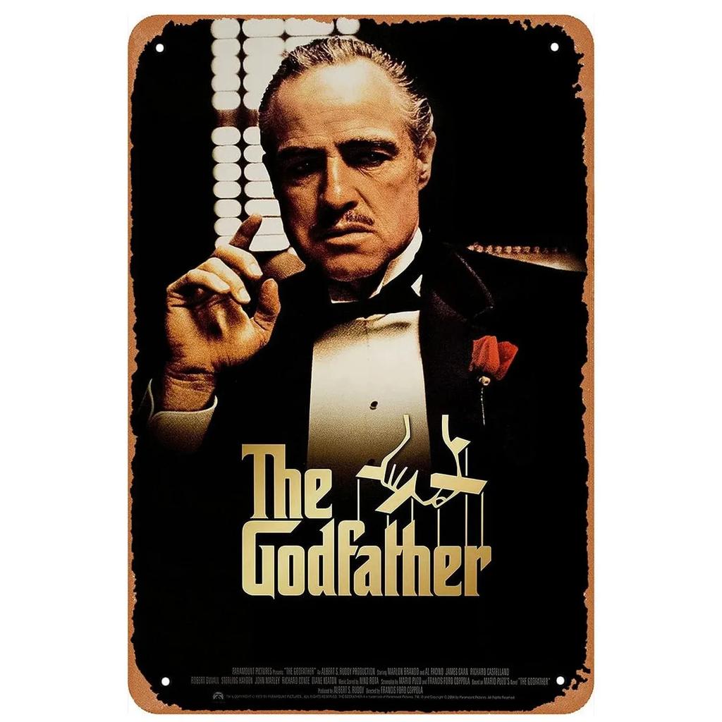 Metal Poster Classic Moive Tin Sign Metal Plaque Poster for Bar Club Wall Decor Retro Home Bedroom Vintage Wall Plate Pendant