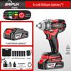 BAIPUXI Cordless Electric Impact Wrench CN Plug (adapter Included)
