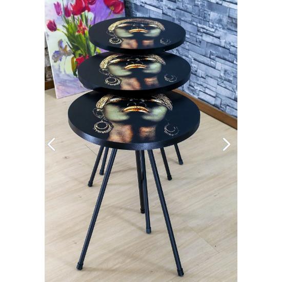 

Металлическая ножка стола для раскроя с узором