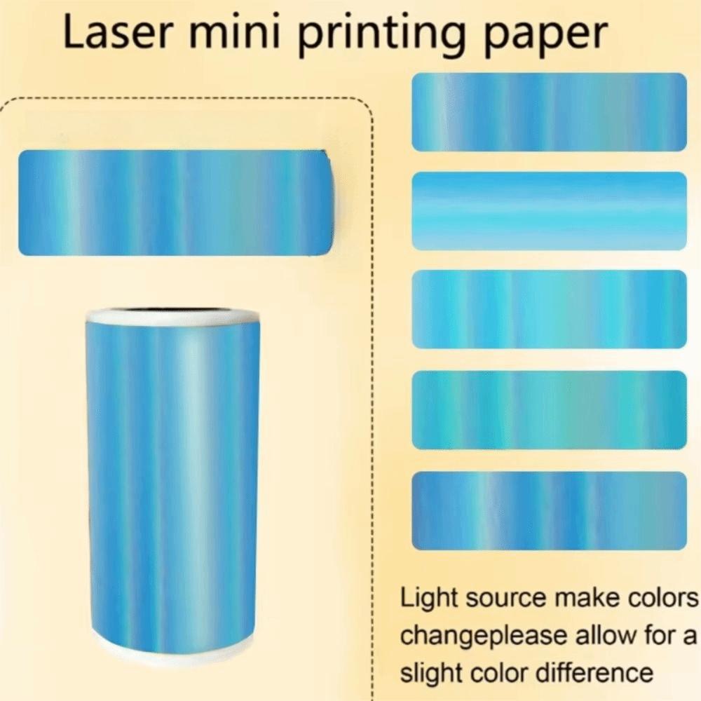 HD Color Thermal Printer Papers Glossy Vibrant Colors Holographic Thermal Paper Premium Smooth Finish Glitter Effect