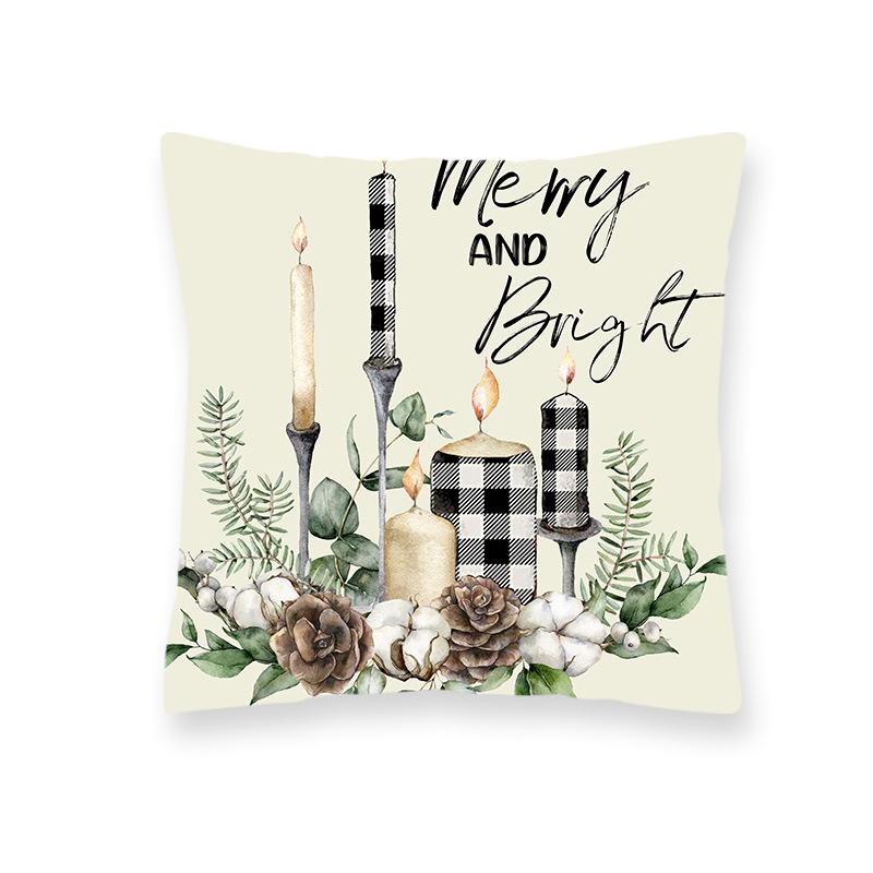 New Christmas Ins Style Decoration Pillow Christmas Party Cushion Living Room Sofa Bedside Pillow Cover