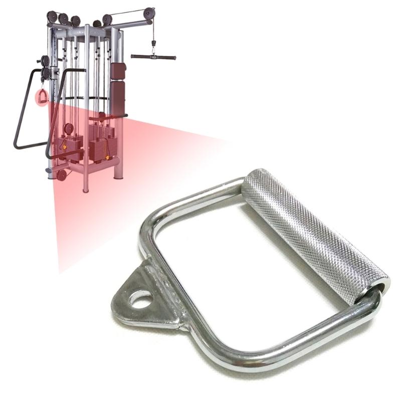 Power Cable Crossovers Gear Grip Stirrup Handle Attachments Replacement Power Cable Machine Strength Trainings, Gym Home