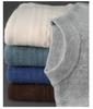 Men's Thick Half-High Collar Wool Sweater - Casual Loose Fit, 100% Pure Wool, Long Sleeve Pullover for Autumn & Winter