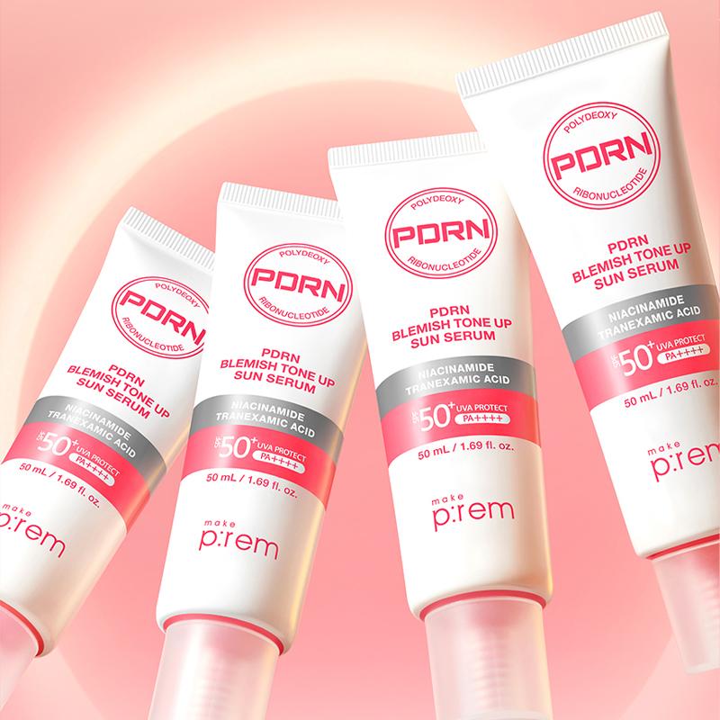 Make P:REM PDRN Blemish Tone Up Sun Serum SPF 50+ PA++++ 50ml