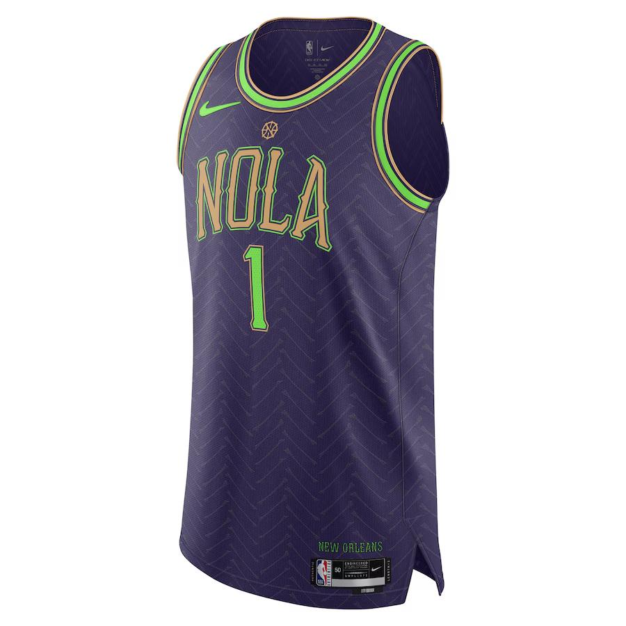 

New Nike Basketball Jersey Unisex Purple FQ4474-535 L