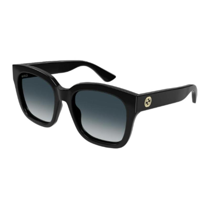 Gucci Temple Embellishment Square Sunglasses Women’s Black