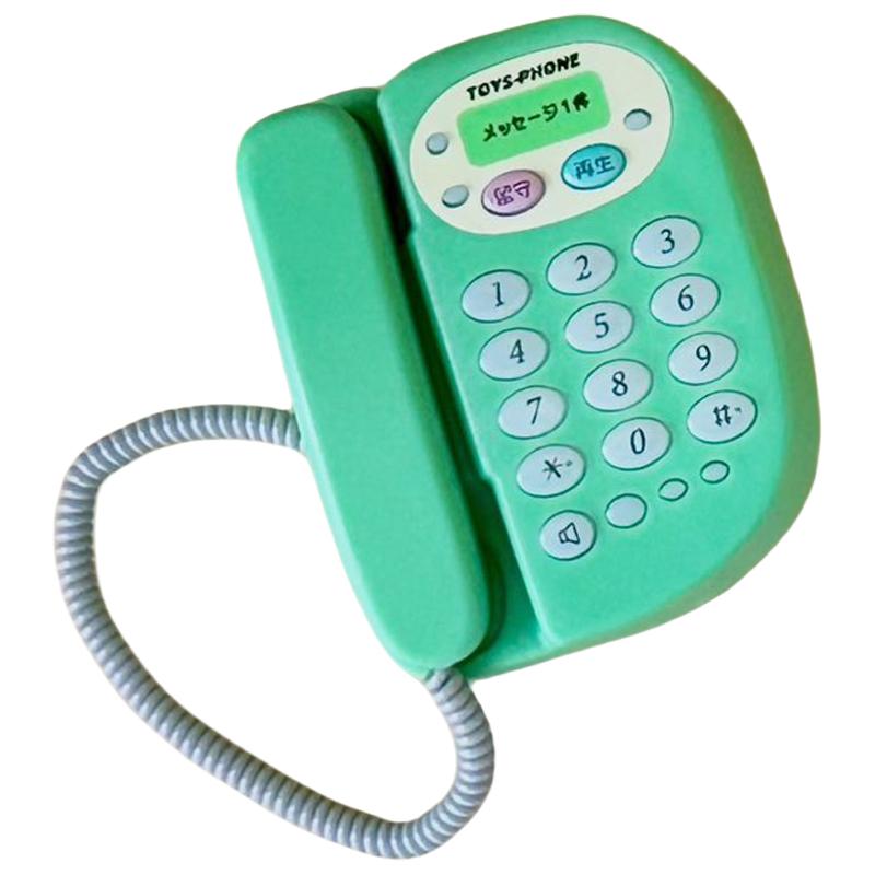 

TOYS SPIRITS Japan Licensed Mini Retro Answering Machine Voice Recorder Vintage Desk Phone Collectible Gift Adults