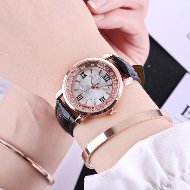 Ladies Watch Quicksand Ball Quartz Watch Fashion New Student Belt Watch Women's