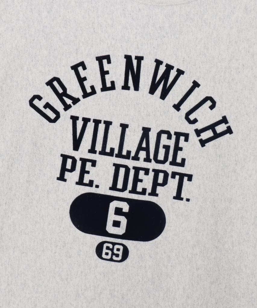 CHAMPION Reverse Weave City Graphic Short Sleeve T-Shirt Oatmeal
