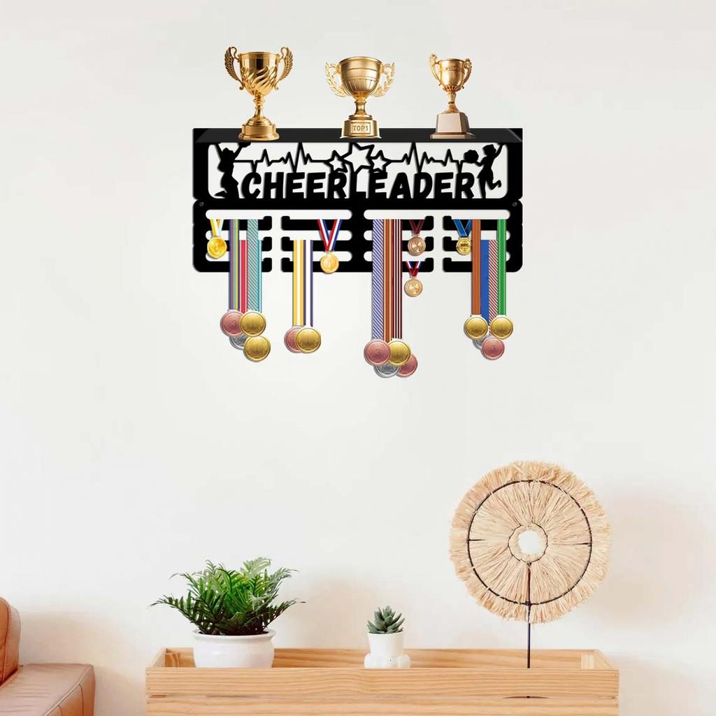 Wall Mounted Holder, Hook Rack for Displaying Awards, Medals and Keys