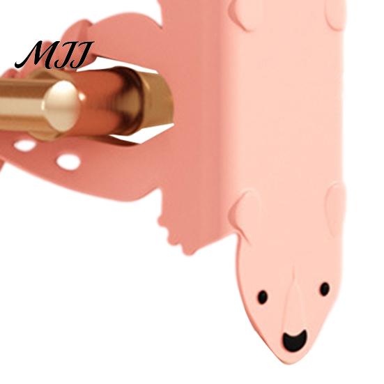 Soft Silicone Door Guard Silencer Lock Sleeve, 5-Position Adjustable Latch Cover Buffer, Anti Collision Stopper Cute Bear Cushion for Noise Reduction,