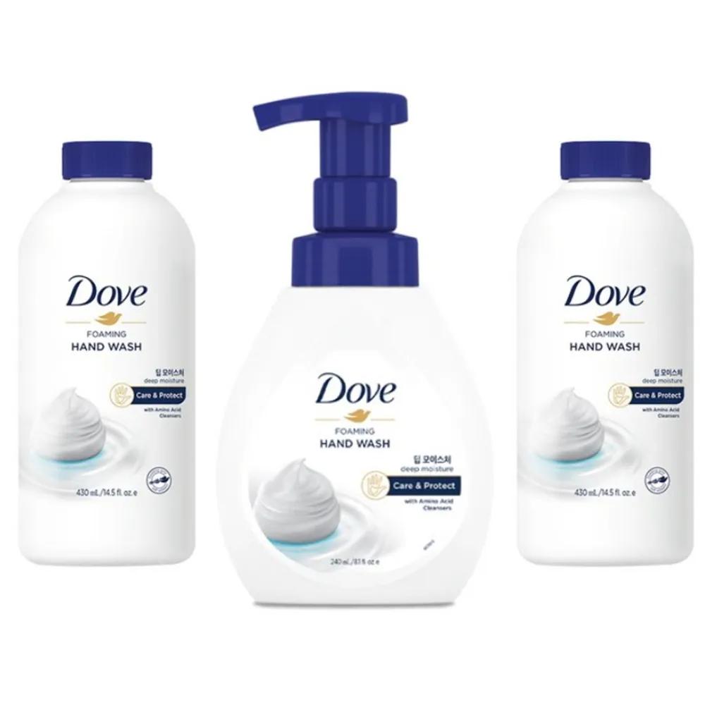 

DOVE Hand Wash Deep Moisture 1 Full-size 240ml + 2 Refills 430ml