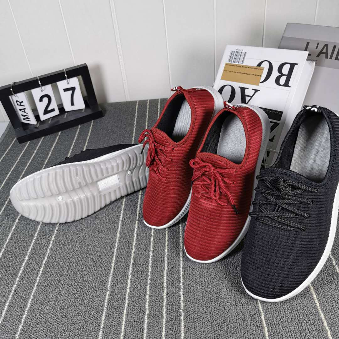 

spring and summer new men s and women s models of the same casual women s foot health single net sports shoes with people s shoes 36---41 simple package червоний