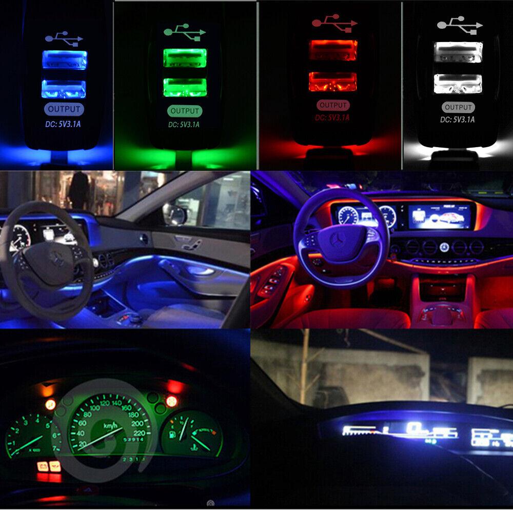 3.1A Universal Car Charger Waterproof Dual Port Auto Adapter Outlet DC 12V 24V Mobile Phone Charger