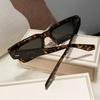 Brand Designer Square Sunglasses Women Men Ocean Color Shades Sun Glasses Female Fashion Rectangle Rivet Oculos De Sol