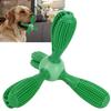 Dog Toothbrush Stick TPR Pet Molar Rod Teeth Cleaning Dental Educational Chew ToyGreen