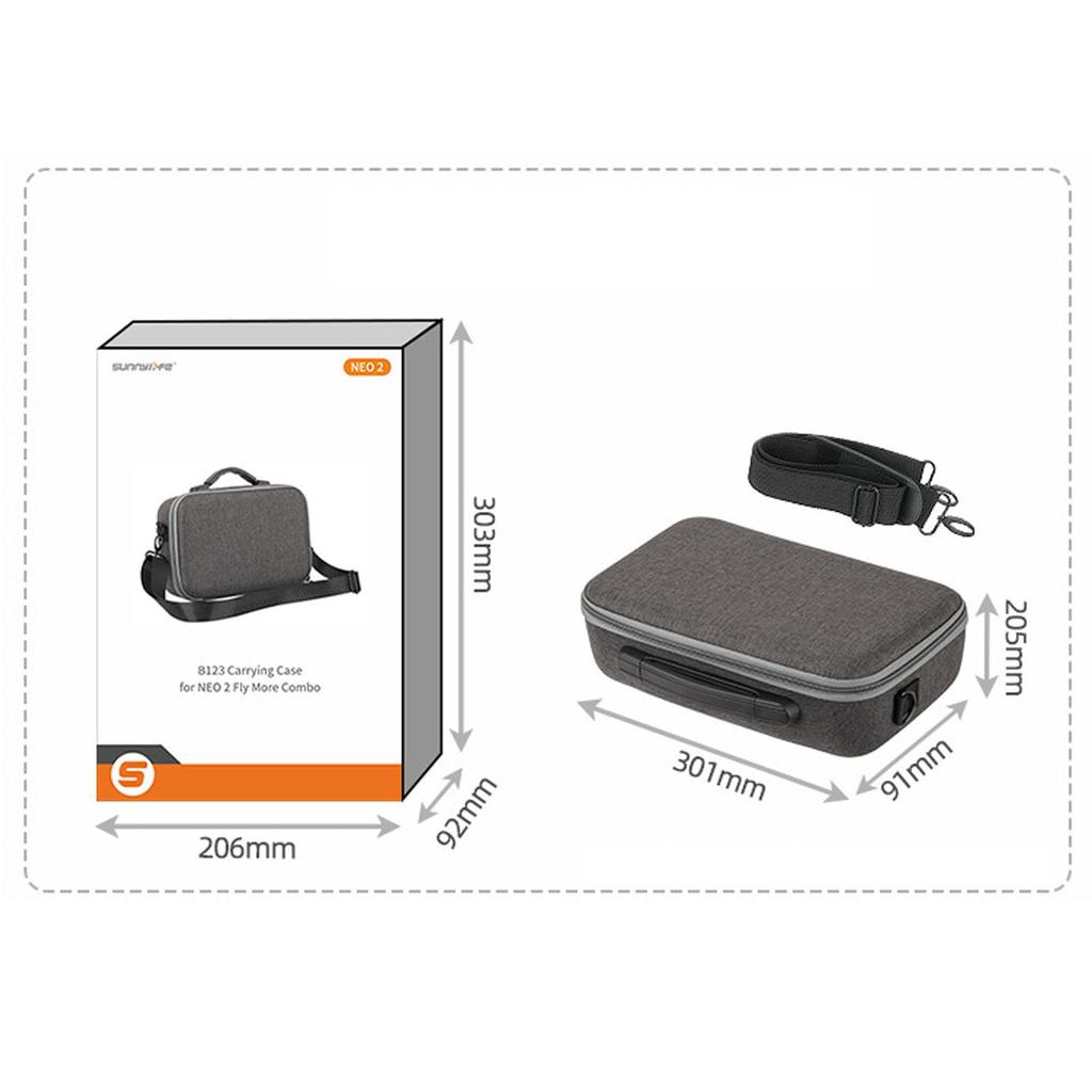 Taoricup DJI Neo 2 Protective Case, Storage Case, Protective Bag, DJI Neo 2 Accessory Drone Set Package, Flight Mode (Free Flight Set Package)