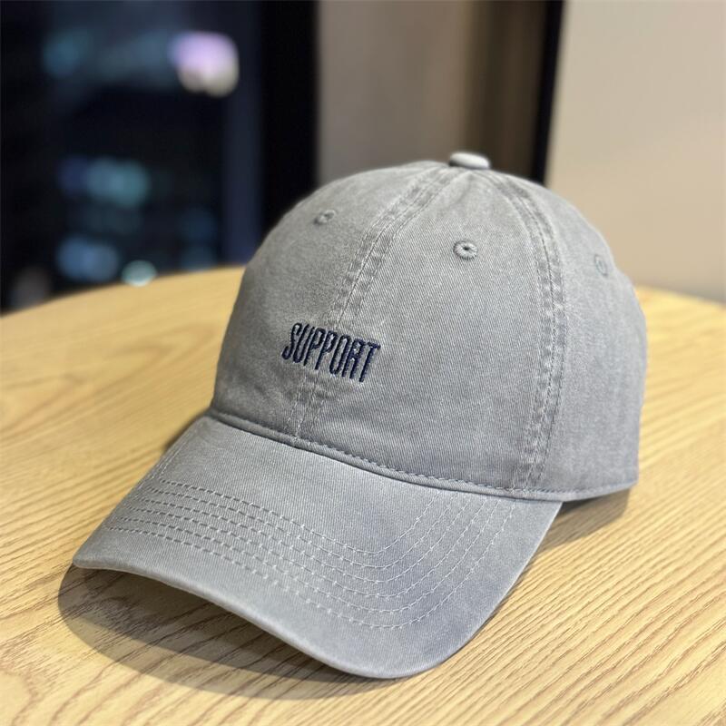 New Foreign Style Versatile Letter Embroidery Soft Top Baseball Cap Women's Tide Spring and Summer Niche Wind Shading Cap Men