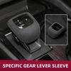 For Nissan  X-trail     Accessories Leather Car Gear Shift Knob Cover Suede Gears Cap Protective Mat