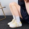 Korean version of versatile summer new wear flat casual shoes lazy shoes hollow breathable fishing net explosion German training women's shoes