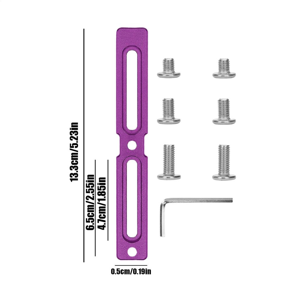 Bike Bottle Cage Adapter Bicycle Bottle Mounting Base Aluminum Alloy Adjustable Position Cage Mount For MTBs Road Bike