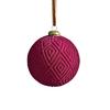 9Pcs Velvet Christmas Ball Ornaments Retro Shatterproof Baubles Elegant Winter Holiday Decorations for Home Indoor Outdoor Celebration