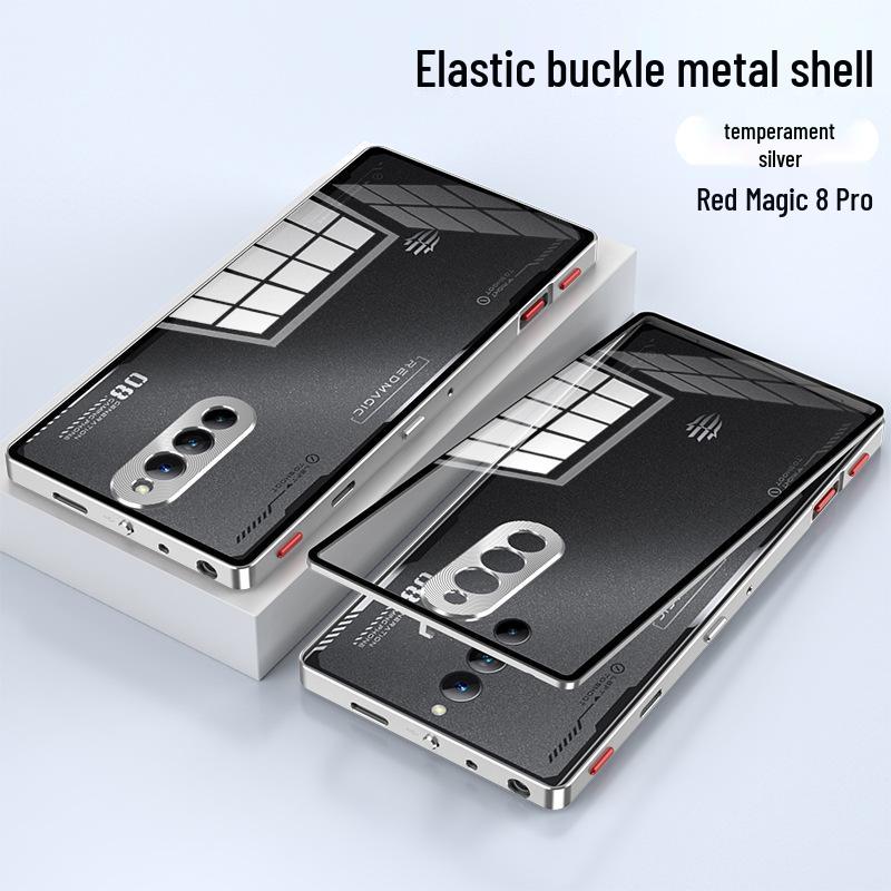 

Xiaomi Redmi Note 14 Pro Drop-Proof Magnetic Metal Snap Button Frosted Phone Case Redmi K70 Ultimate Edition
