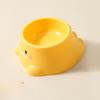 Stainless Steel Pet Bowl For Cats And Dogs Dinosaur Design Non Spill Food Feeder With Green And Yellow Base KTY