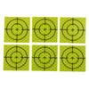 100pcs Total Station Reflector 20/30/40/50/60mm Fluorescent Yellow Reflector Sheet Target Aim Target Sticker Measurement
