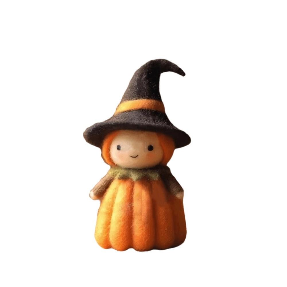 Cute Halloween Ornaments Toy Halloween Decoration Home Decor Wool Felt Ghost Statue Pendant
