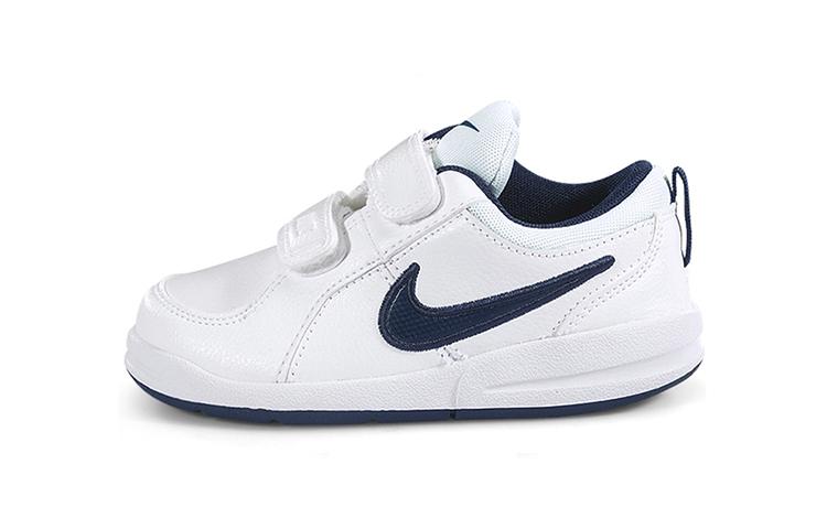 

Nike Pico 4 TDC Cushioning, Wear Resistant Low top Skateboard Shoes Blue White Infant And Toddler 454501-101 22