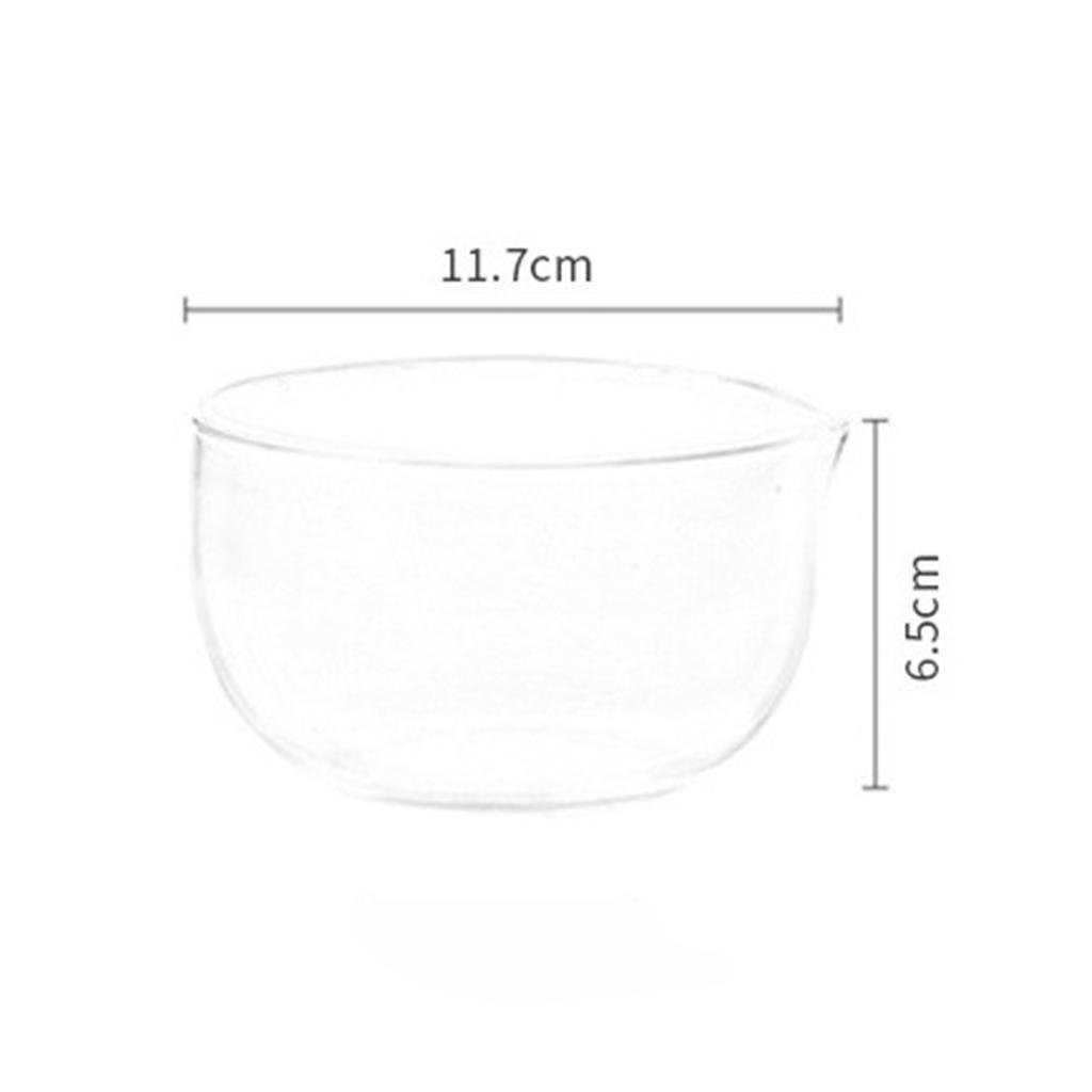 600ml Transparante Glazen Matcha Kom met Tuit Unieke Hittebestendige Krasbestendige Kom voor IJsthee Matcha Kom